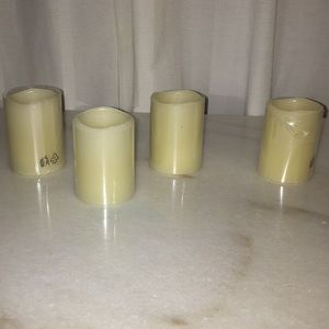 Set of four candles